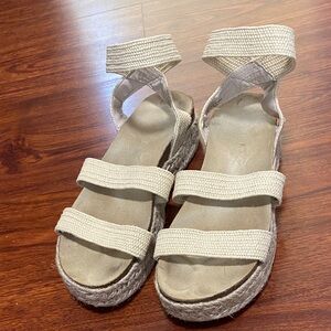 Esprit Cream Espadrille Sandals